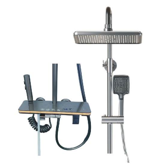 L212R gray shower set -stock